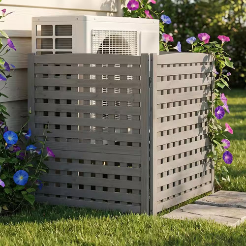 Gray panel outdoor air - 3-panel,