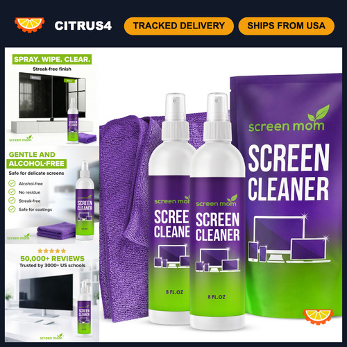 Screen cleaner spray pack - cleaner, 2