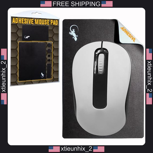 Adhesive microfiber mouse pad - mouse,
